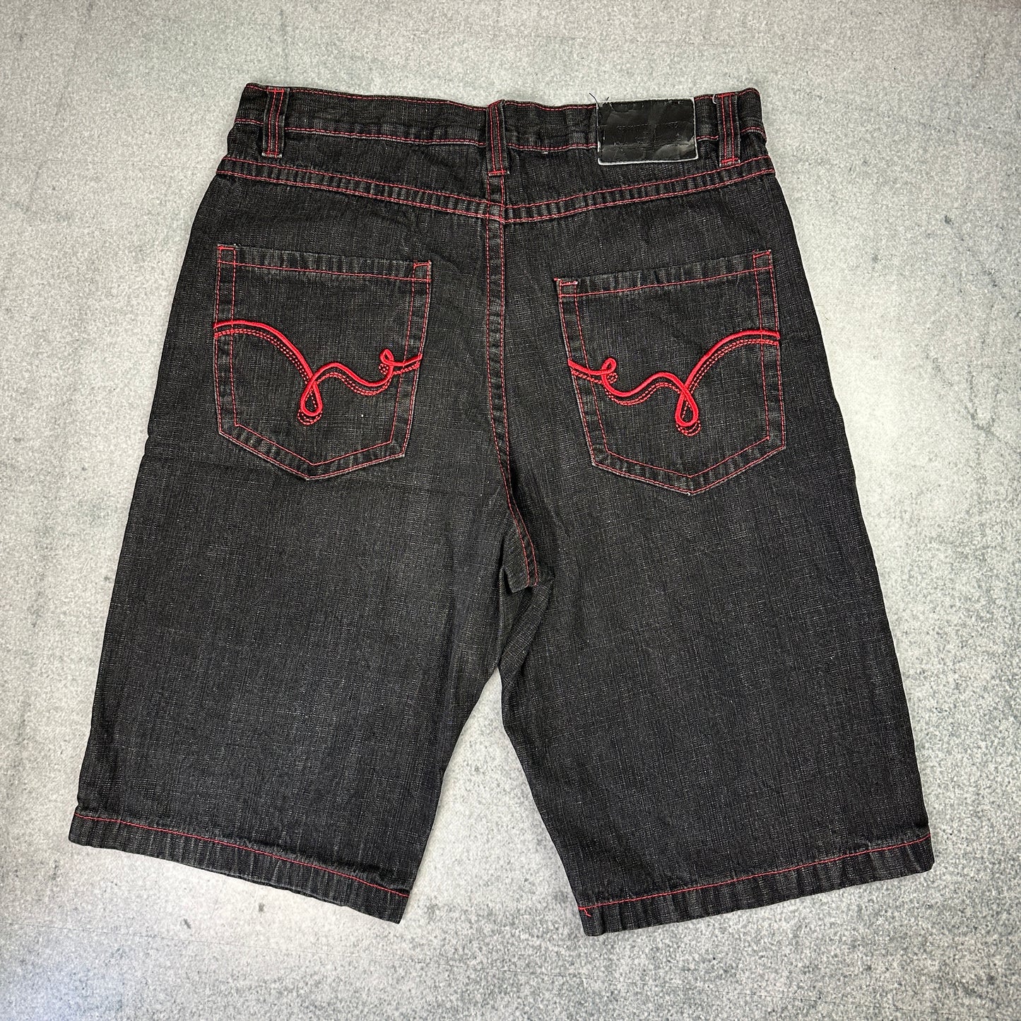 Vintage Smoke Rose Baggy Shorts / Jorts (40)