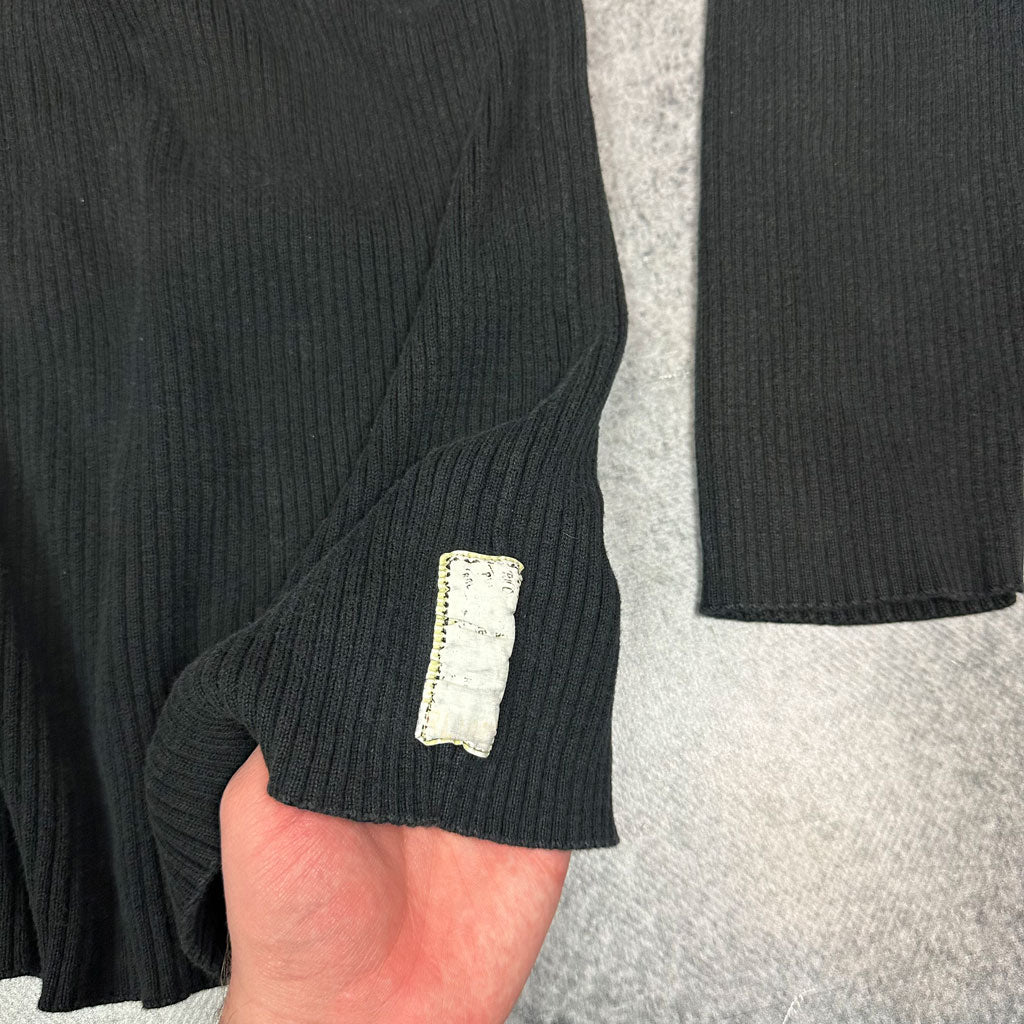 Vintage Polo Jeans Co. Strickpullover Schwarz (L)