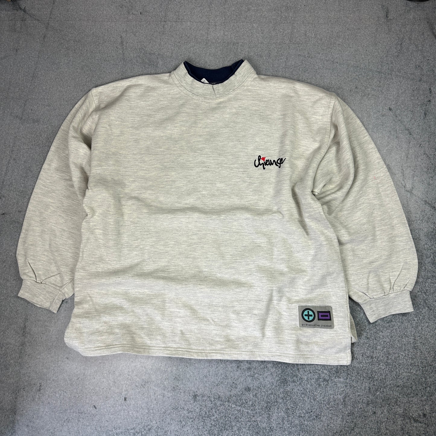 Vintage Chiemsee Sweater Grau (XL) 80er/90er