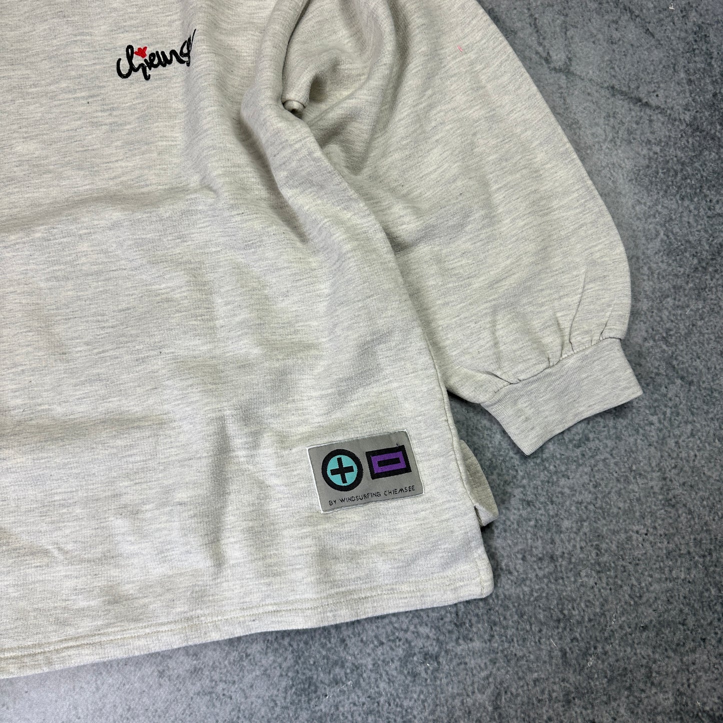 Vintage Chiemsee Sweater Grau (XL) 80er/90er