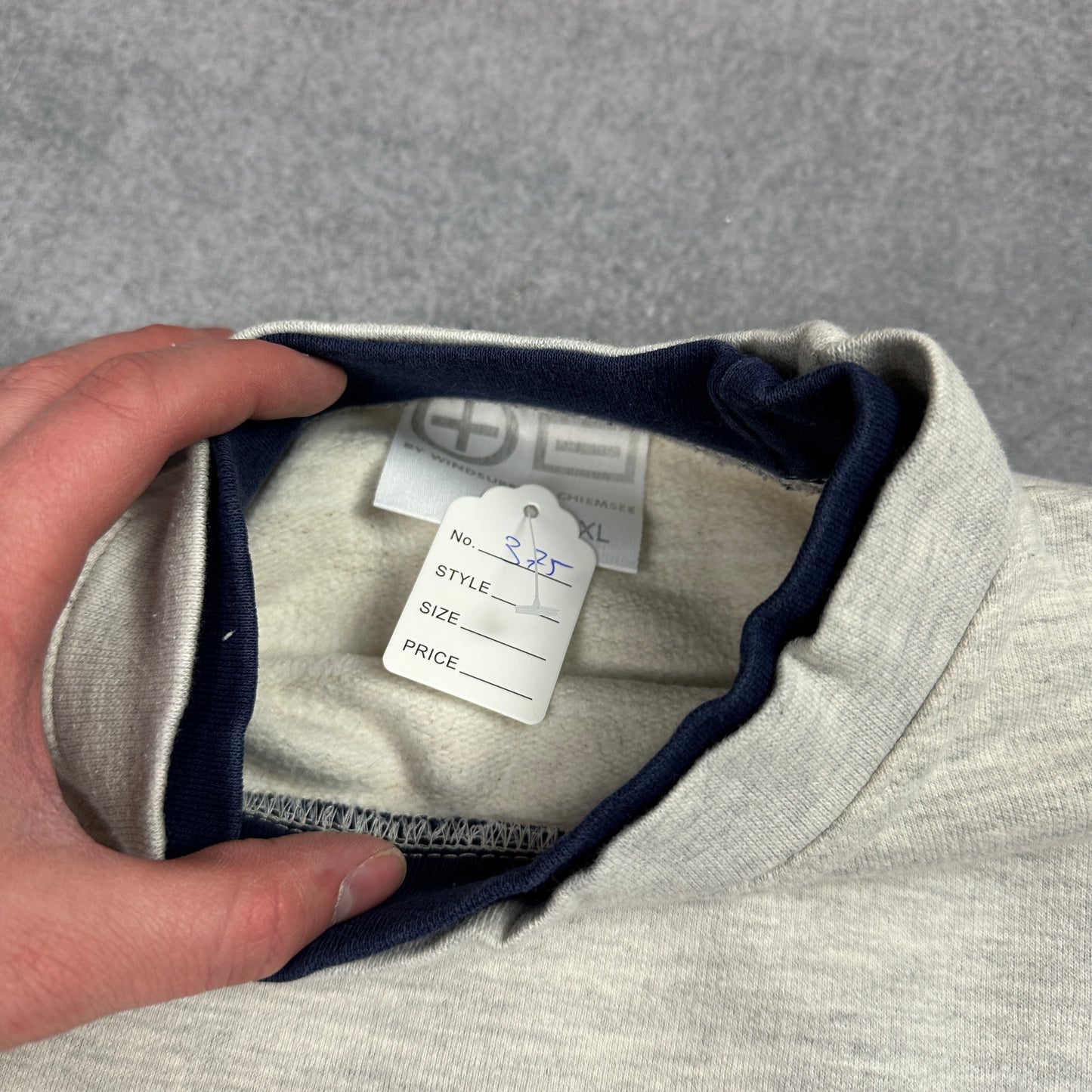 Vintage Chiemsee Sweater Grau (XL) 80er/90er