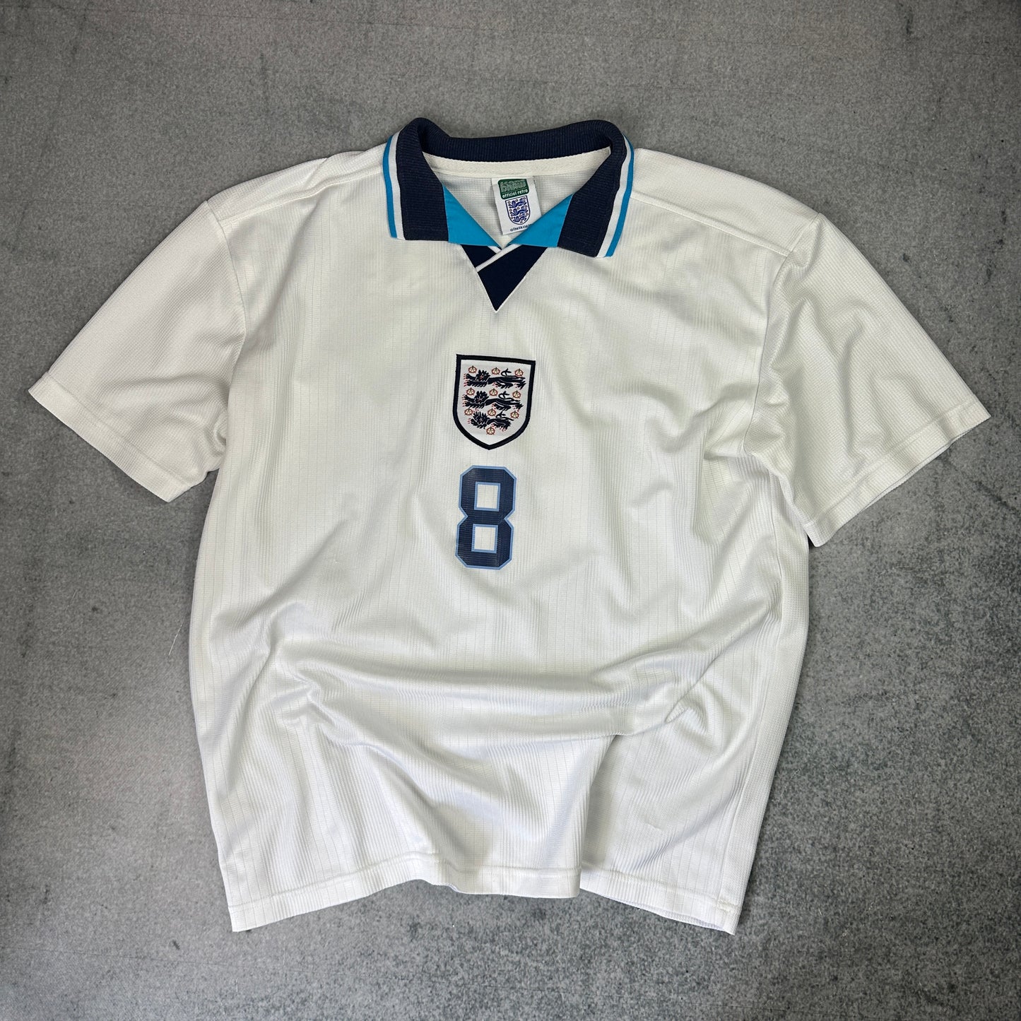 England Heimtrikot 1995-1996 Gascoigne 8 (XL)