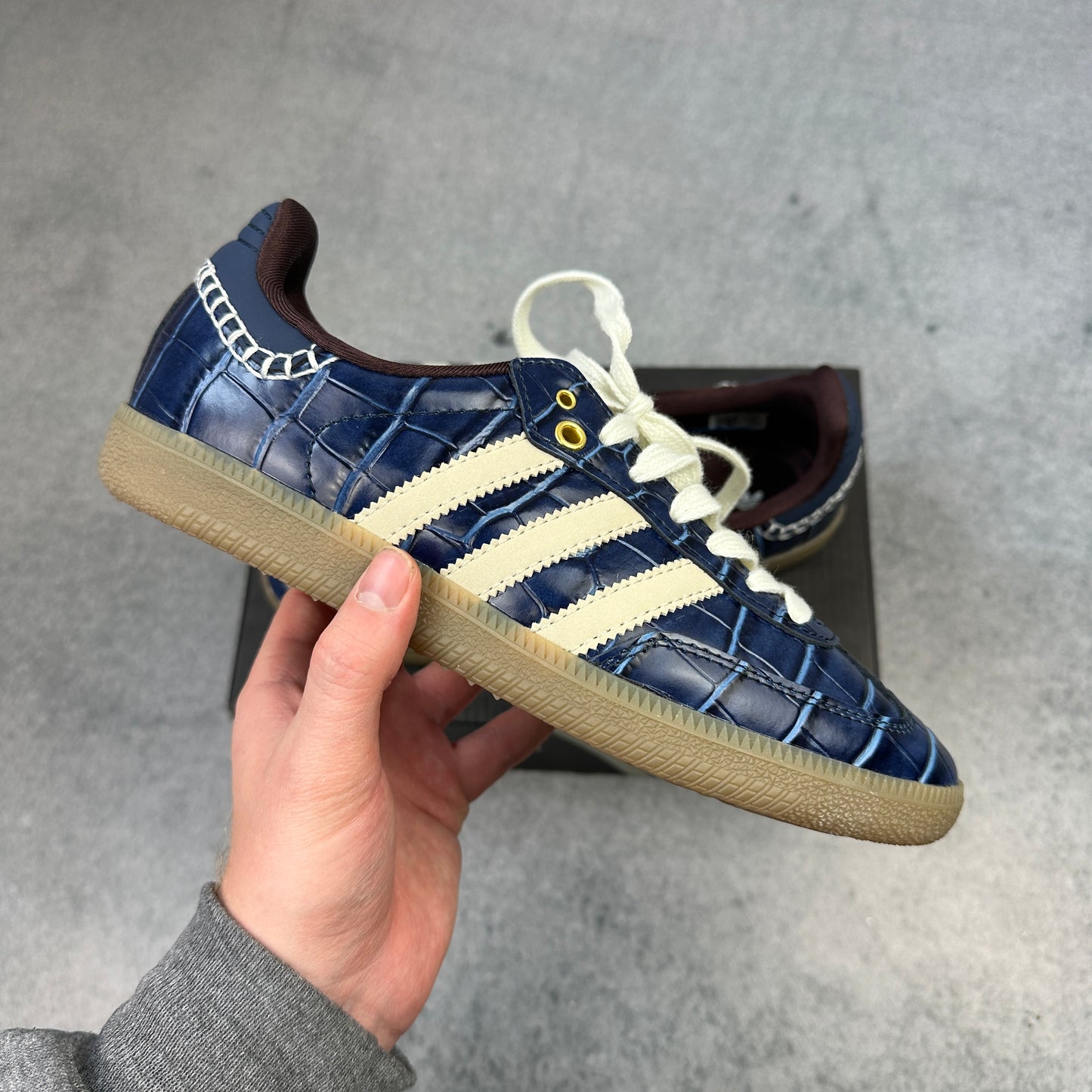 adidas Samba Wales Bonner Navy Croc 38 2/3 (JH9825)