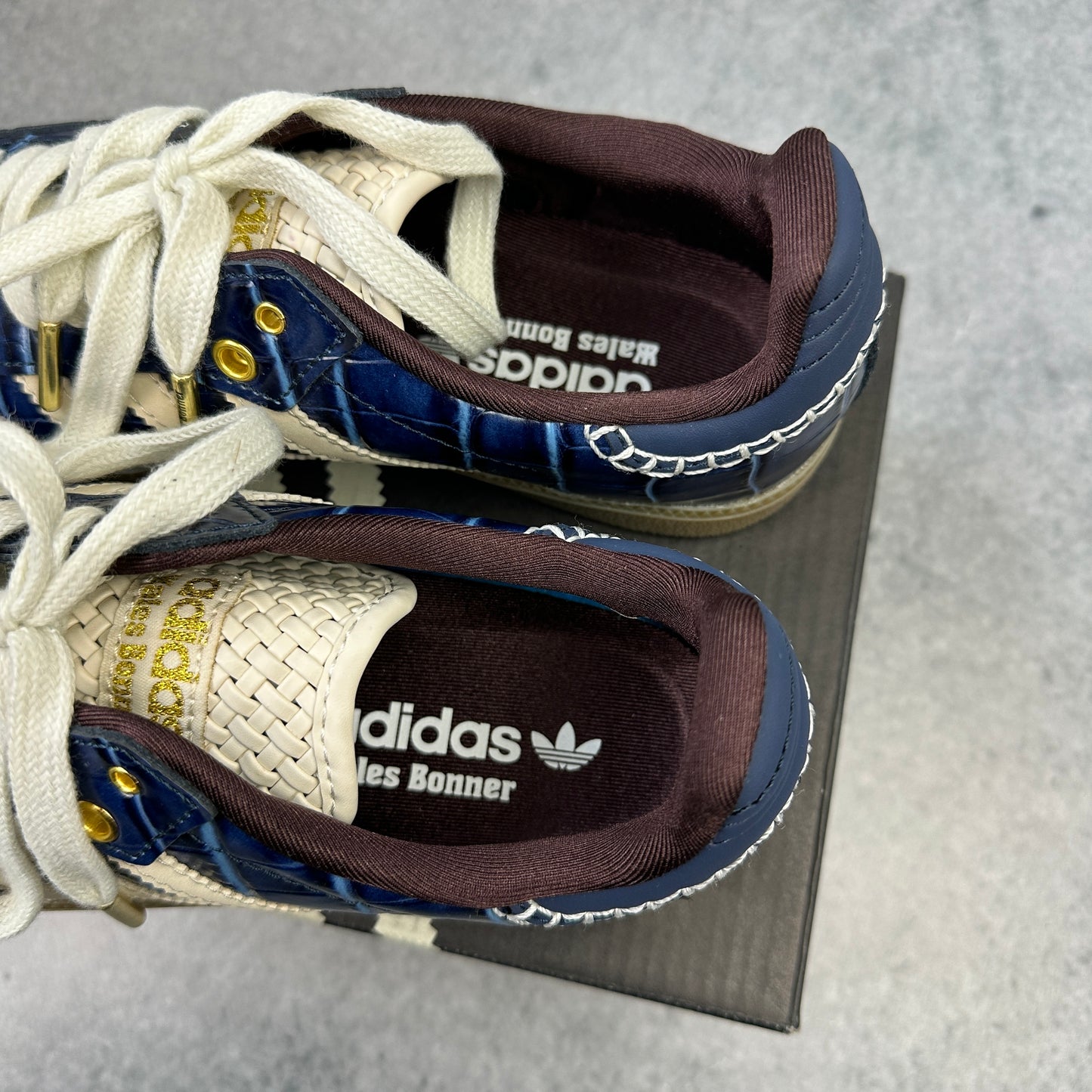 adidas Samba Wales Bonner Navy Croc 38 2/3 (JH9825)