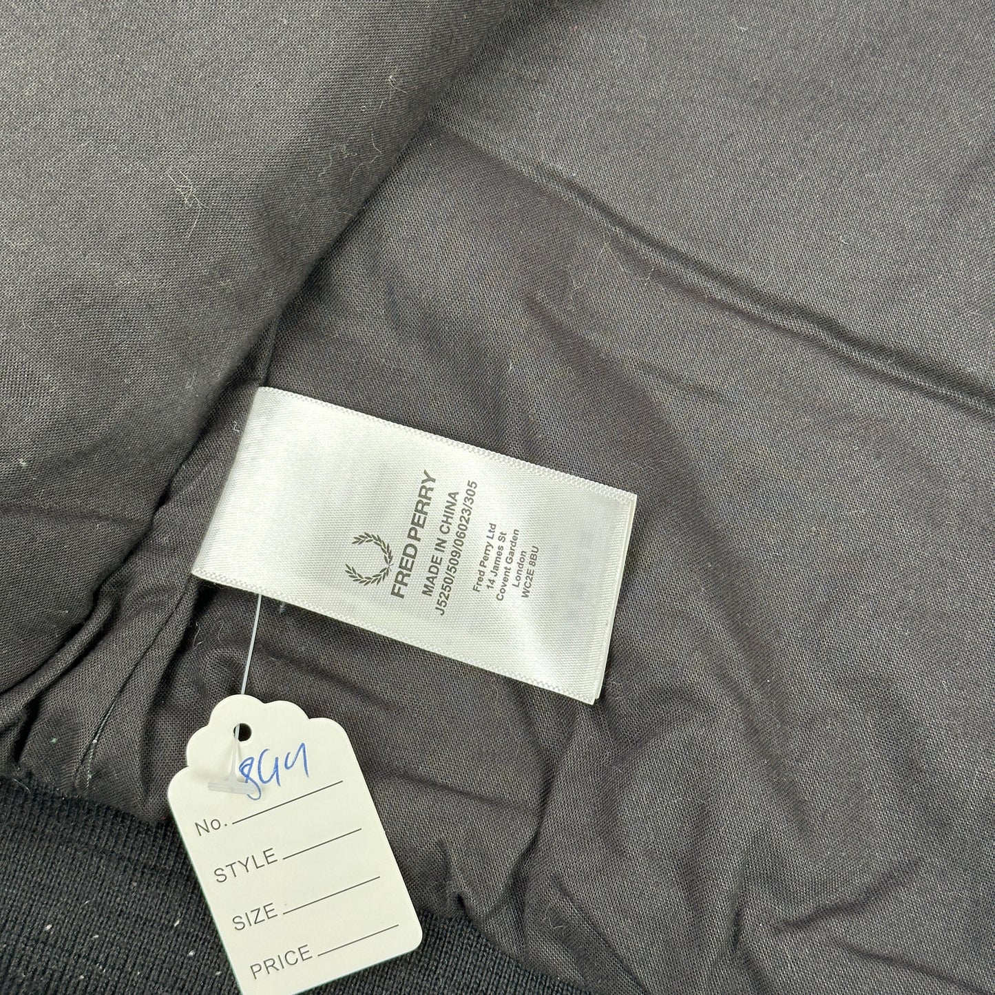 Fred Perry Weste Grau (M) Jacke