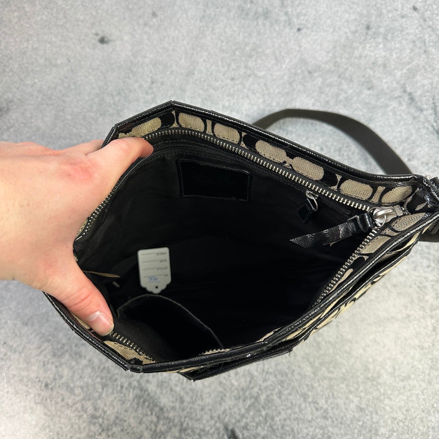 Vintage Coach Umhängetasche Monogram