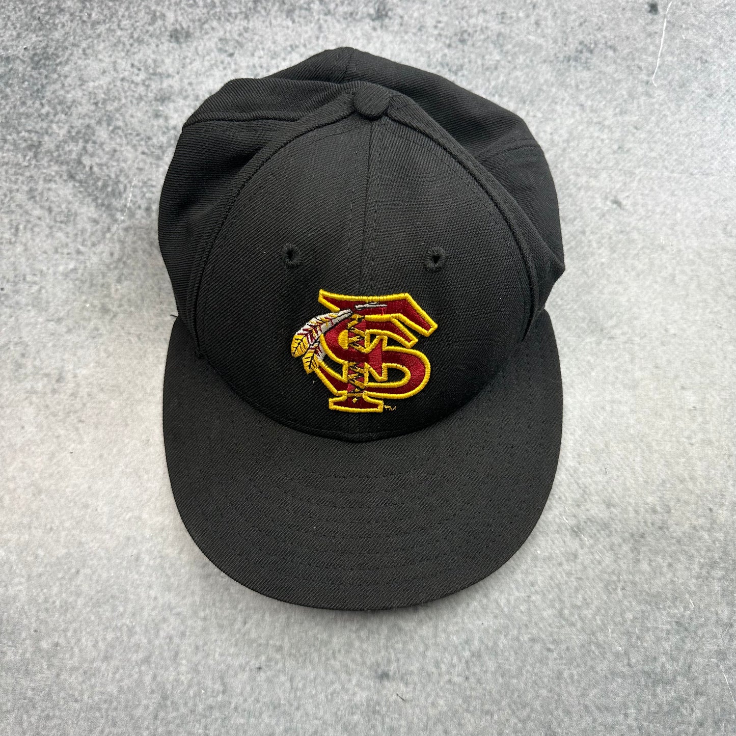 Vintage Floridas State Seminoles Cap Schwarz 7 1/8