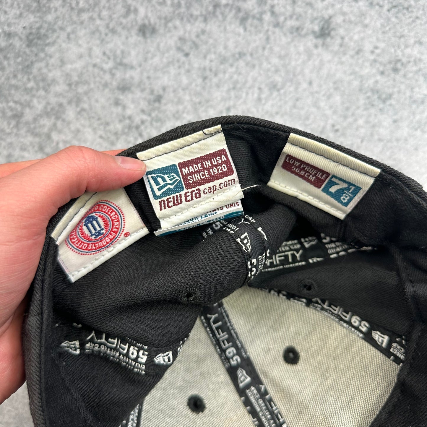 Vintage Floridas State Seminoles Cap Schwarz 7 1/8