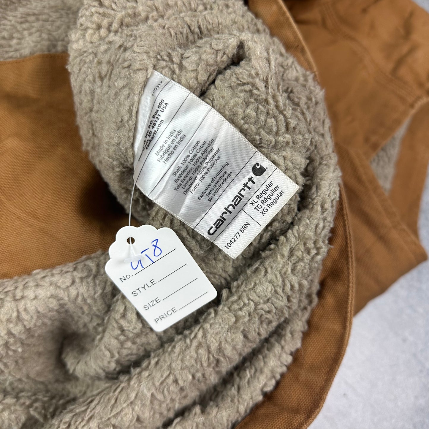 Vintage Carhartt Weste Braun (XL)
