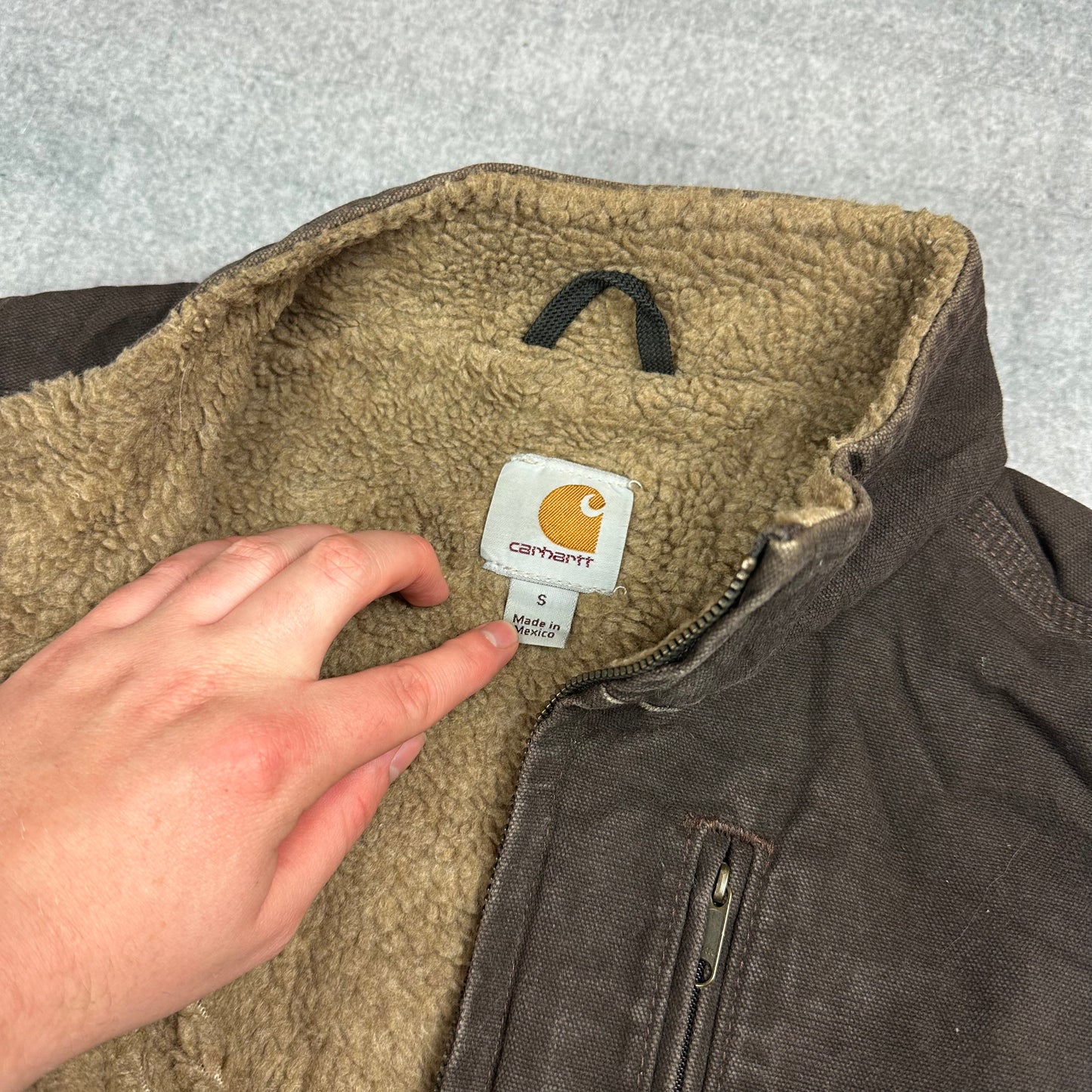 Vintage Carhartt Weste Braun (S)