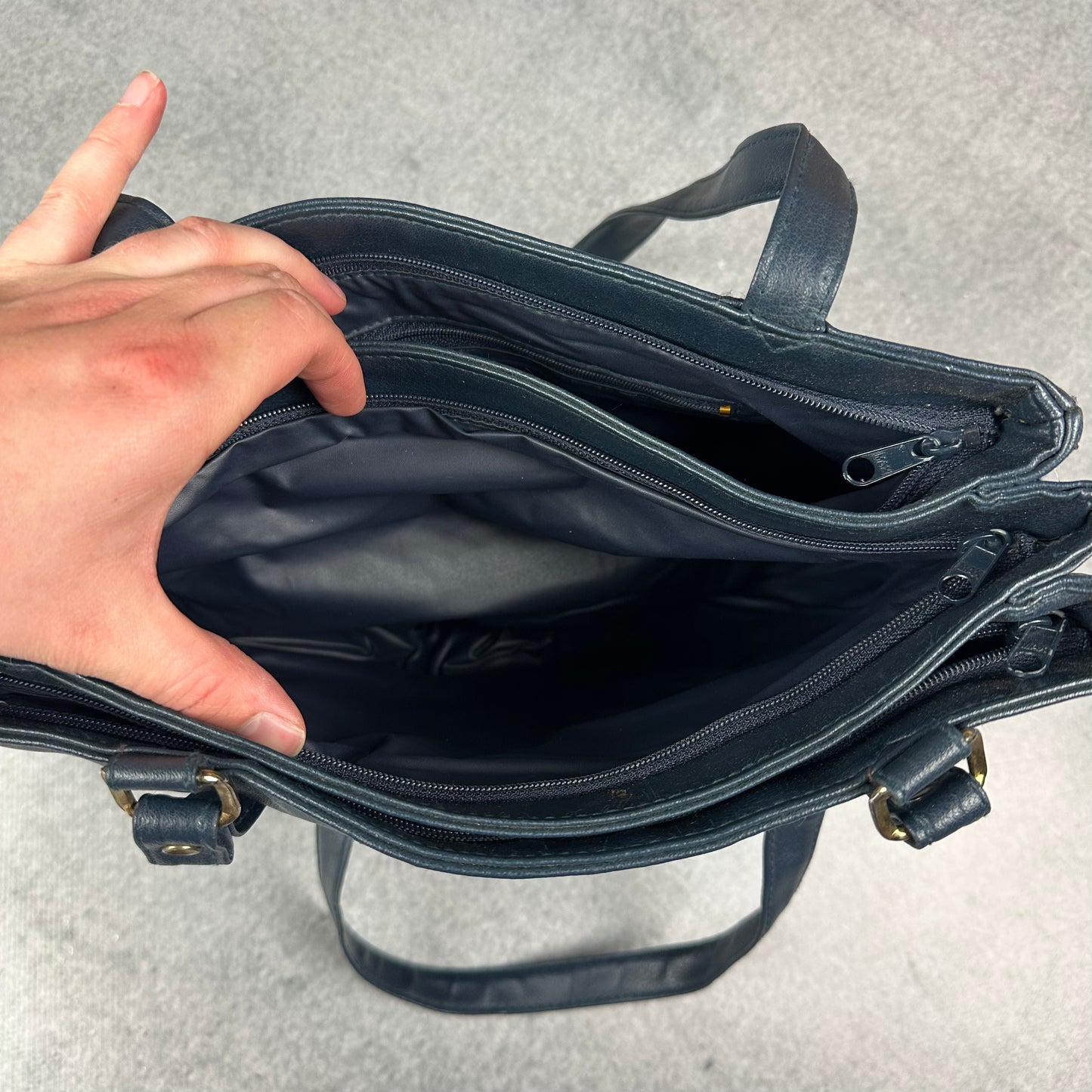 Blaue La Rue Handtasche