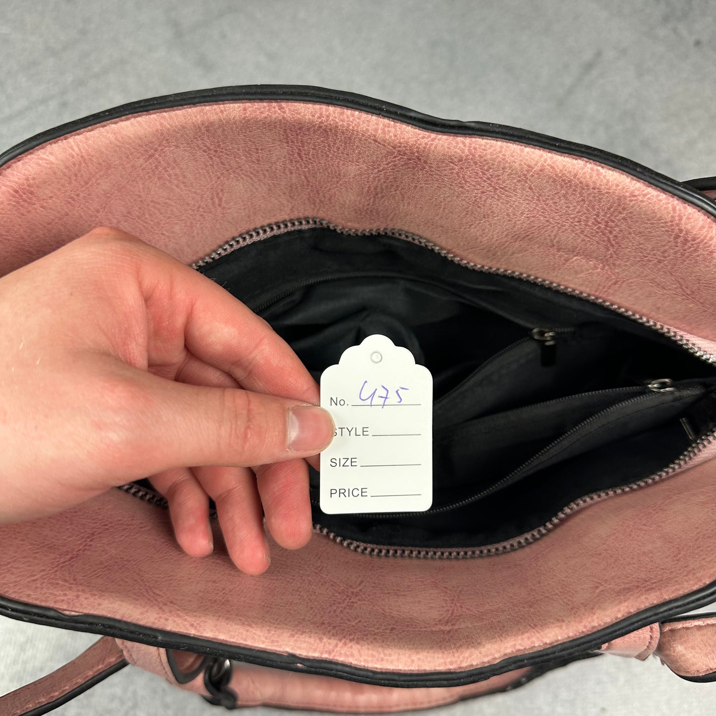 Rosa Y2K Handtasche