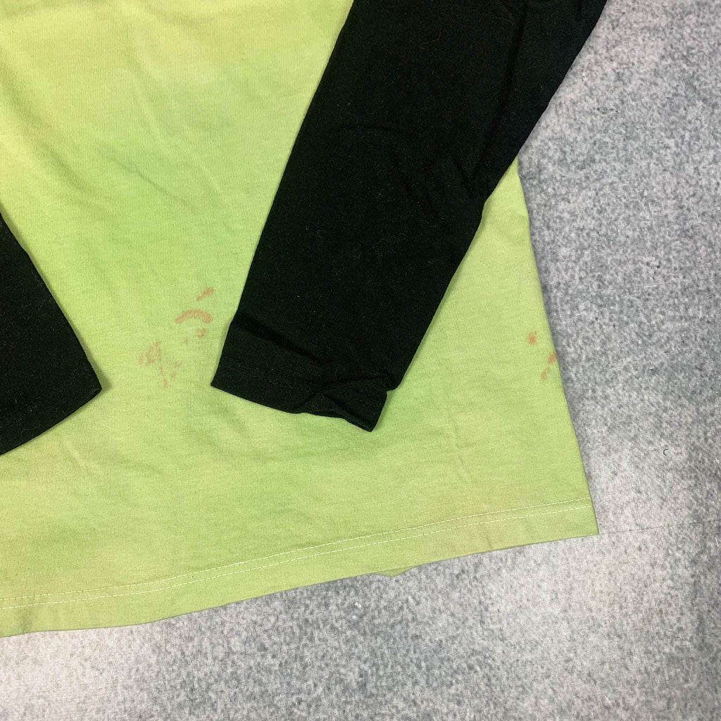Vintage Kill Your Idols Longsleeve Grün / Schwarz (M-L) (Rare)