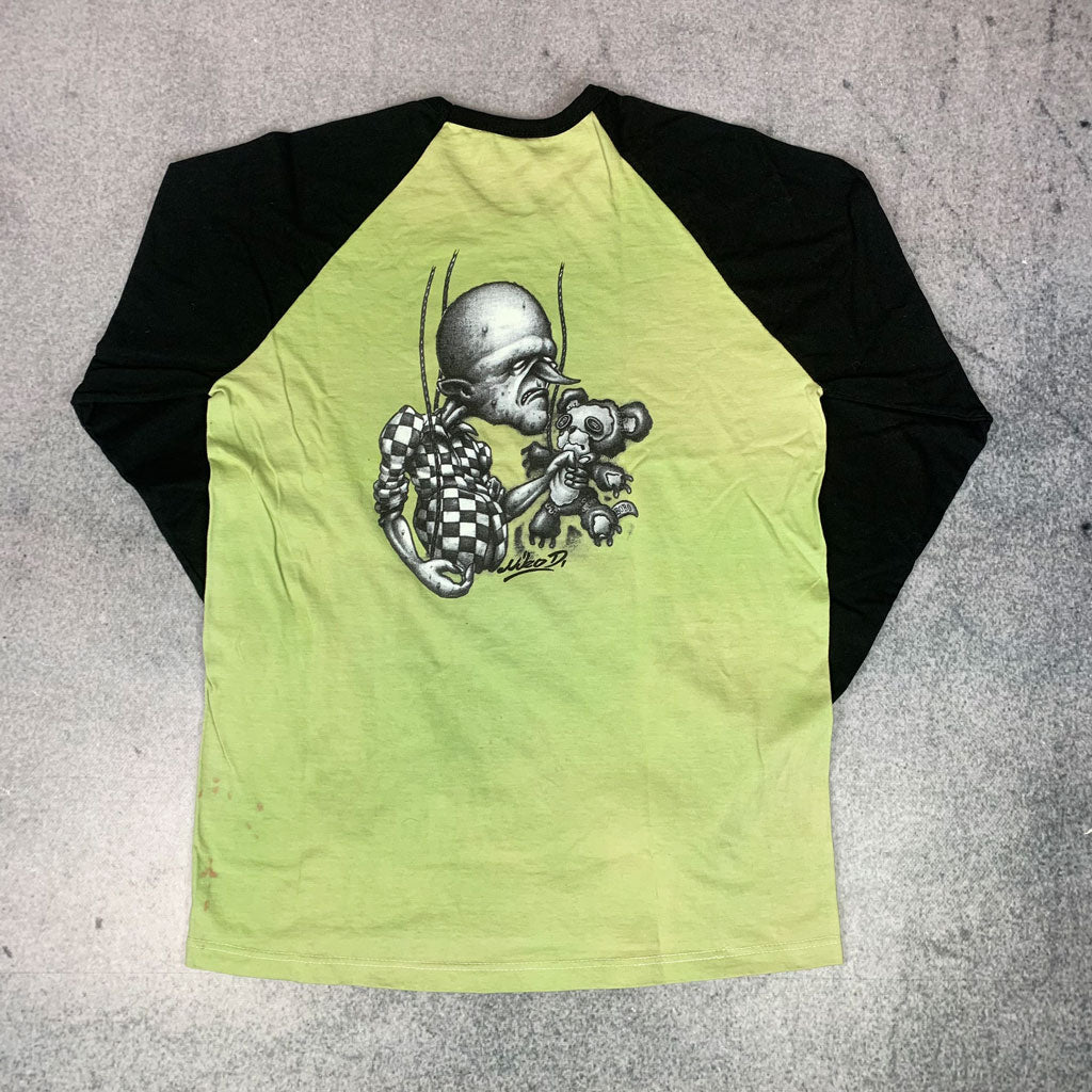 Vintage Kill Your Idols Longsleeve Grün / Schwarz (M-L) (Rare)