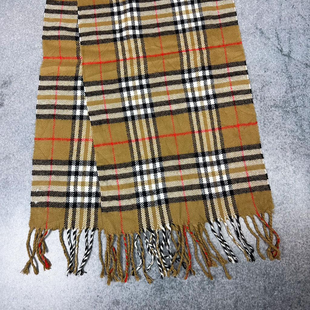 Vintage Burberry Cashmere Schal Braun