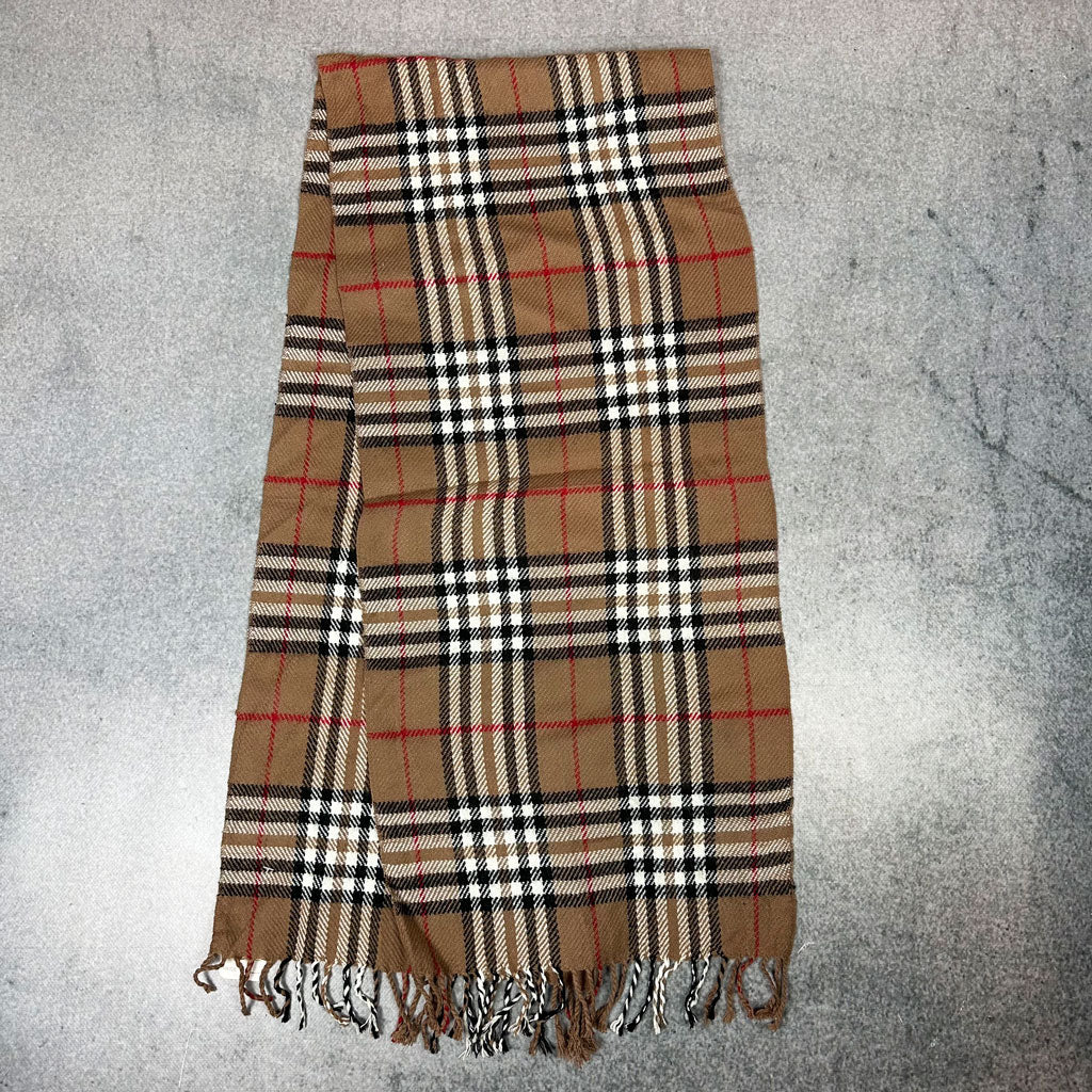Vintage Burberry Cashmere Schal Braun