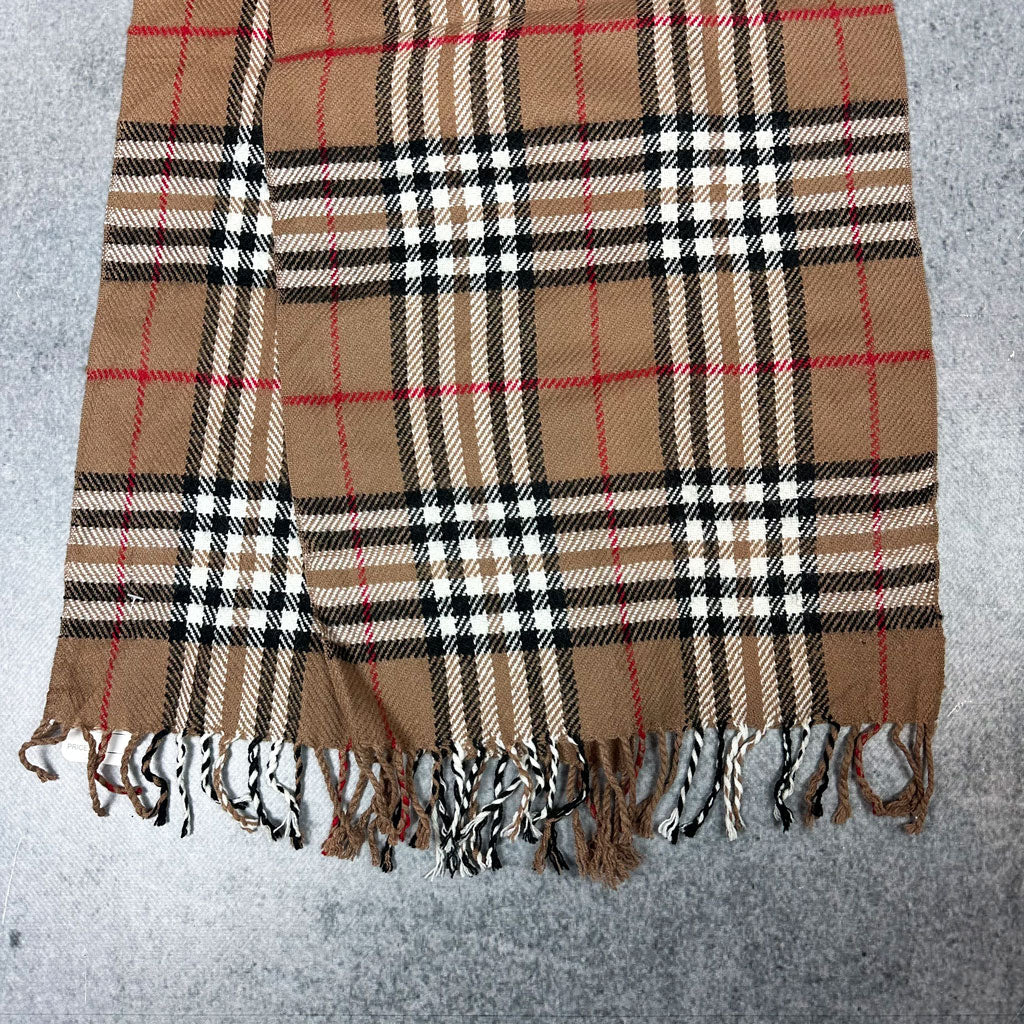 Vintage Burberry Cashmere Schal Braun