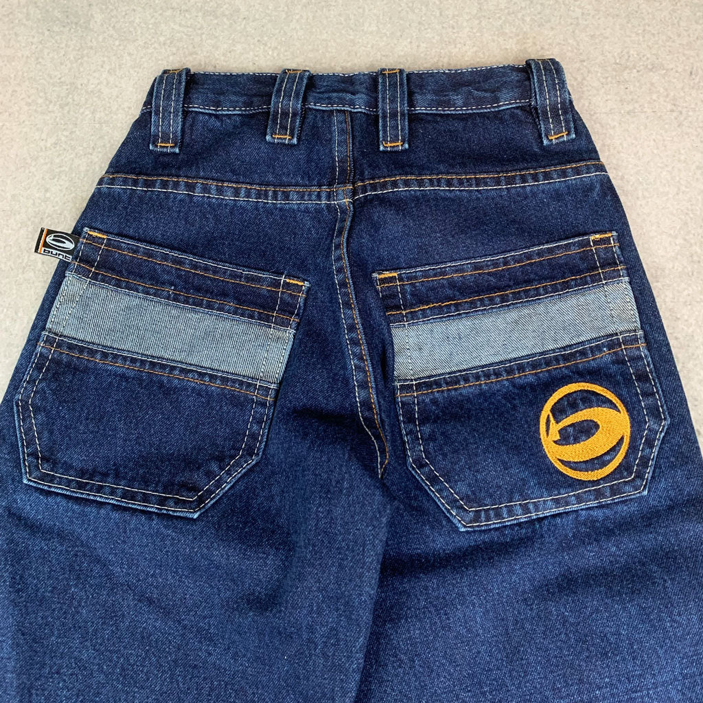 Vintage Bunt Baggy Jeans (XS)