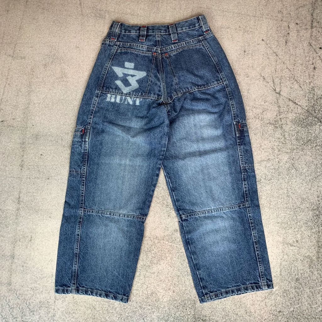Vintage Bunt Baggy Jeans (S)