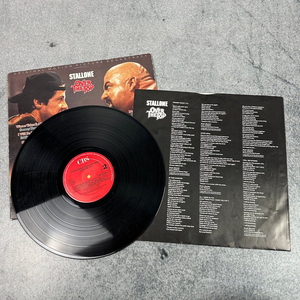 Over the Top – Original Motion Picture Soundtrack LP | 1987 | Sylvester Stallone