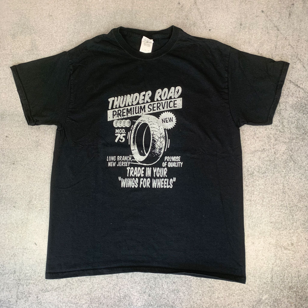 Vintage Thunder Road T-Shirt Schwarz (L)