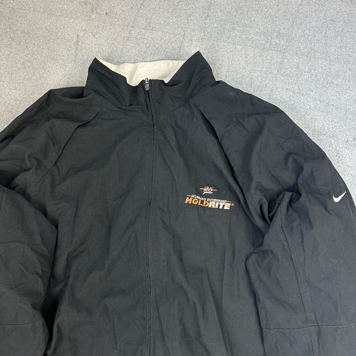 Vintage Nike Golf Windbreaker / Trainingsjacke Schwarz (XXL)