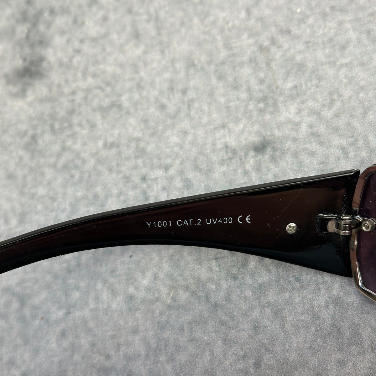 Vintage Emporio Armani Shield Sonnenbrille | Y1001 | Black | Y2K