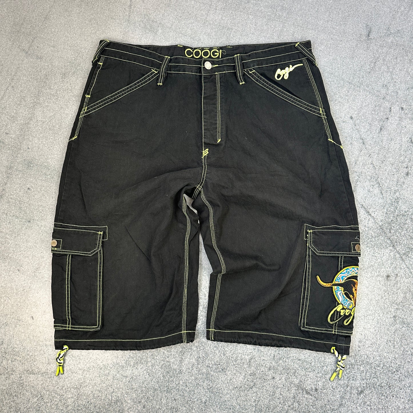 Vintage Coogi Baggy Shorts Schwarz (W44)