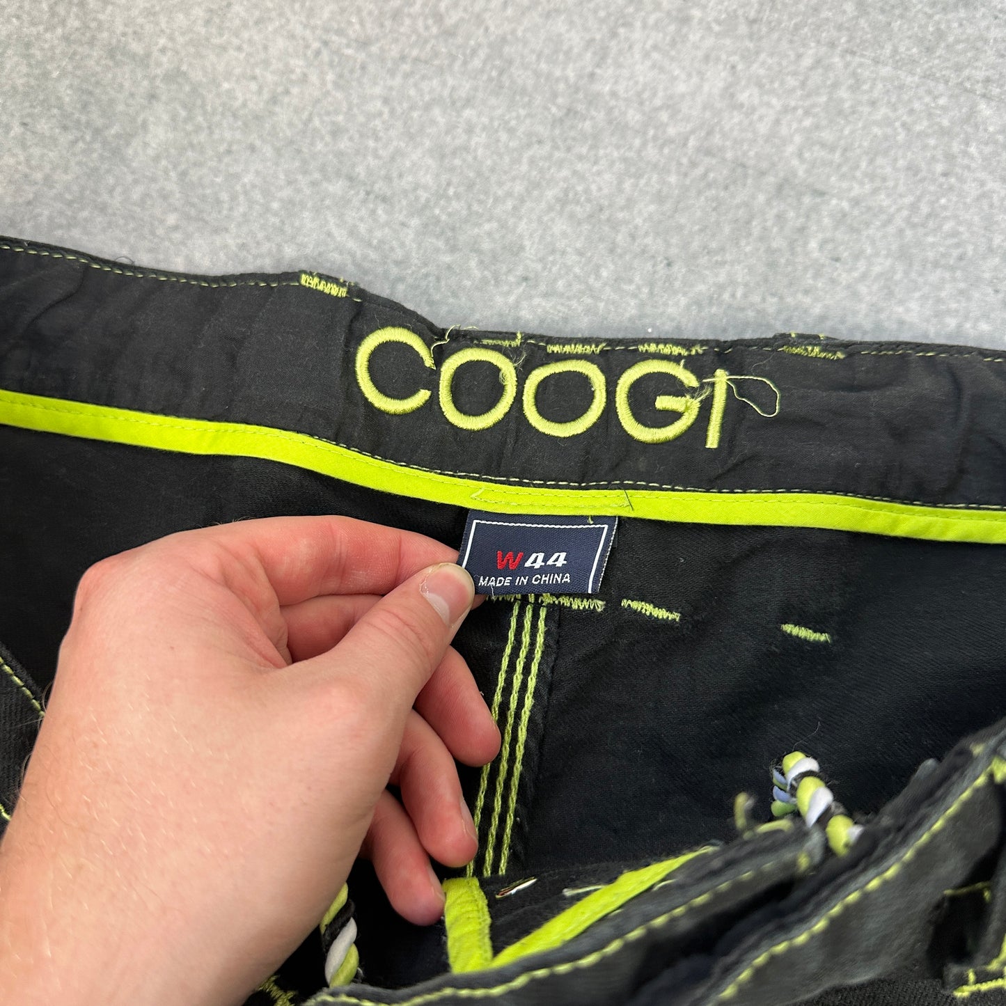 Vintage Coogi Baggy Shorts Schwarz (W44)