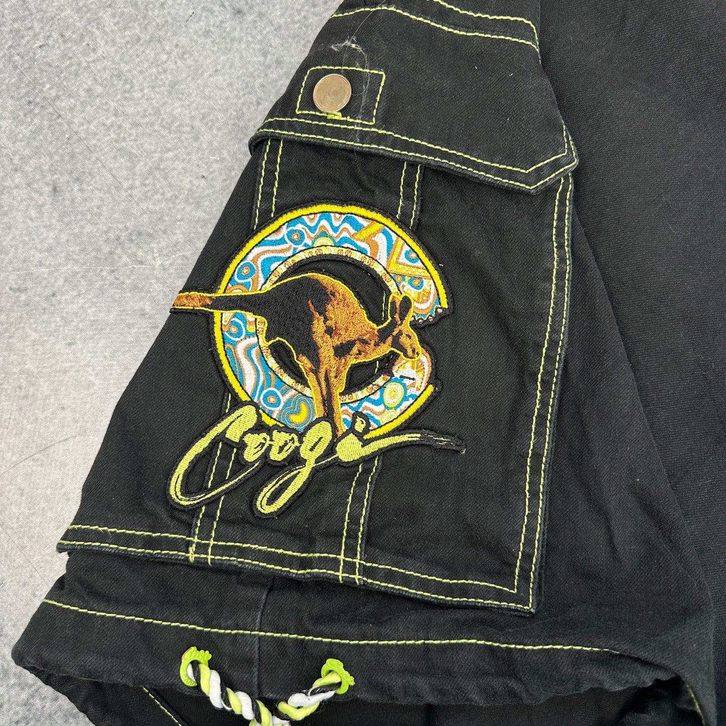 Vintage Coogi Baggy Shorts Schwarz (W44)