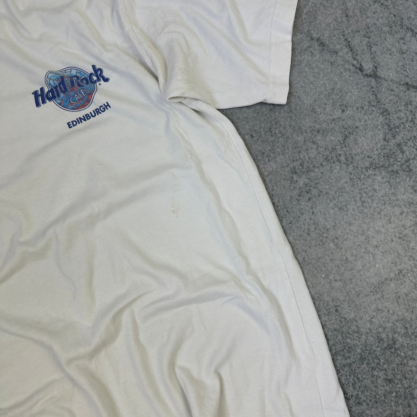 Vintage Hard Rock Cafe Edinburgh T-Shirt Weiß (M)
