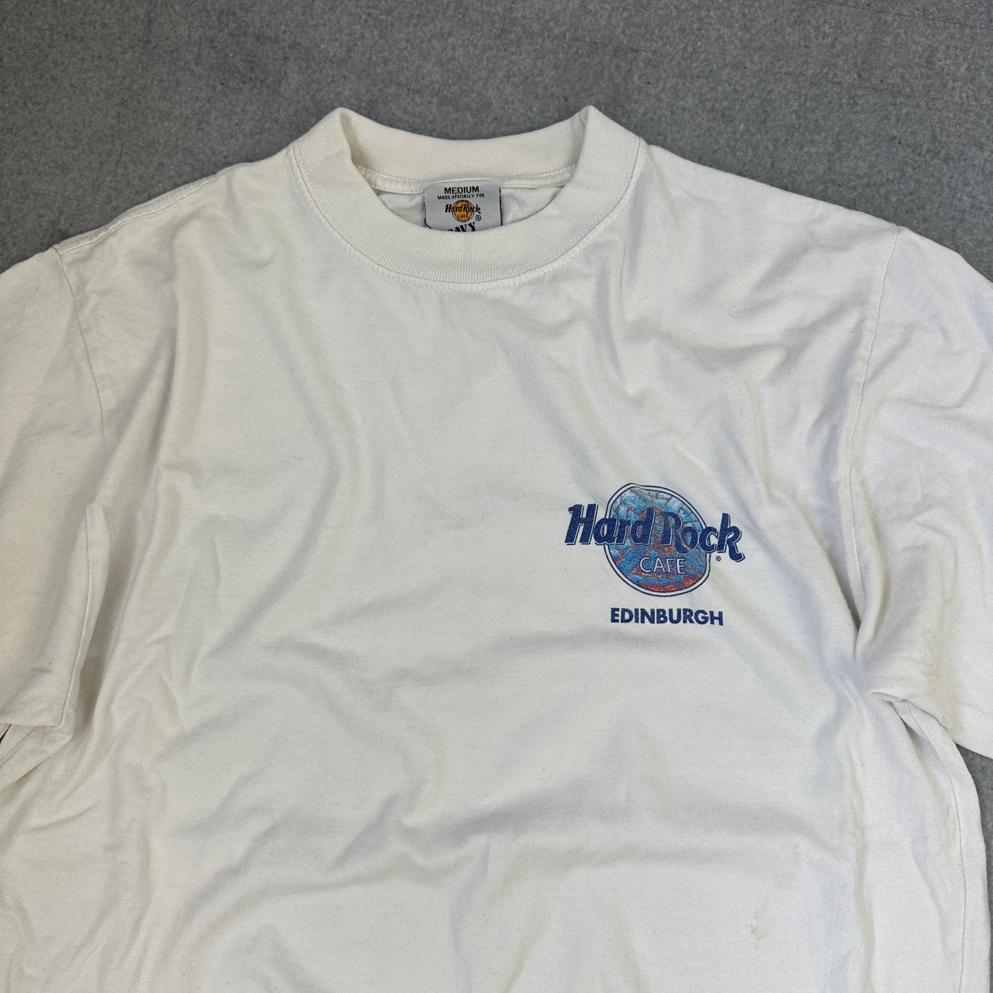 Vintage Hard Rock Cafe Edinburgh T-Shirt Weiß (M)