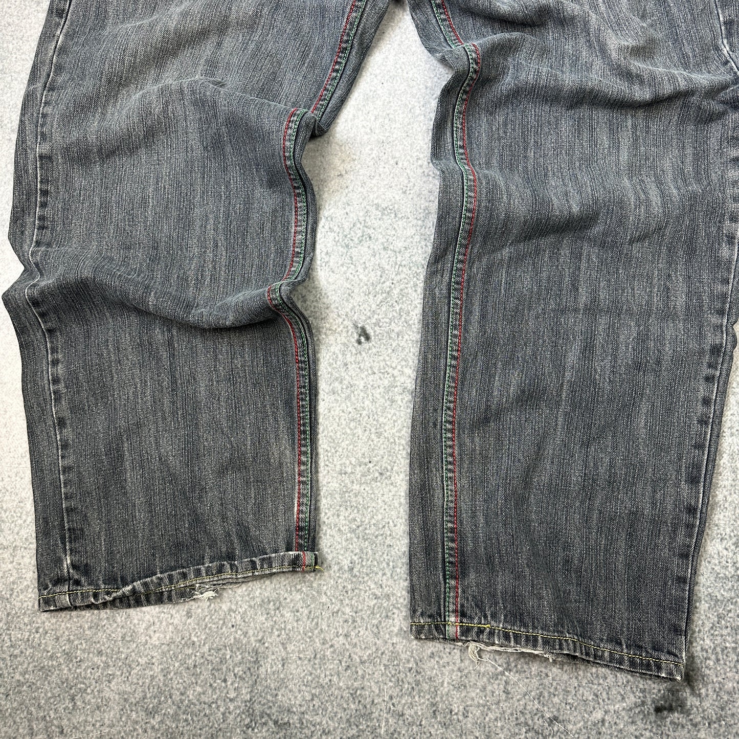 Vintage PWT HipHop Baggy Jeans Grau 38x34 (XL -XXL)