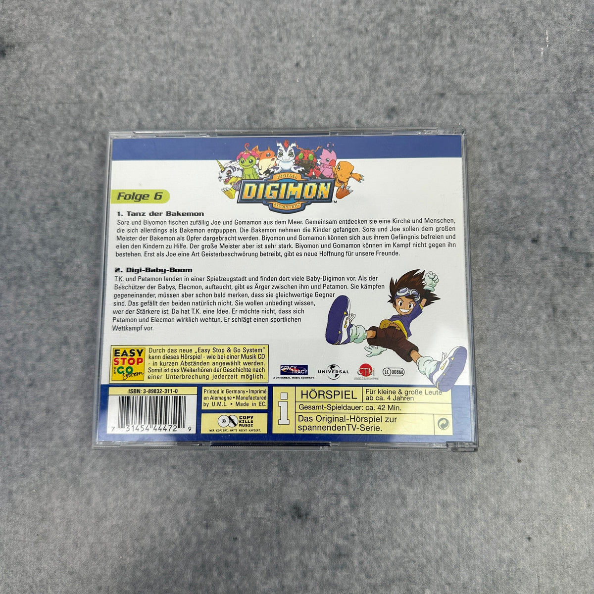 Digimon Folge 6 – Tanz der Bakemon / Digi-Baby-Boom | Original Hörspiel CD