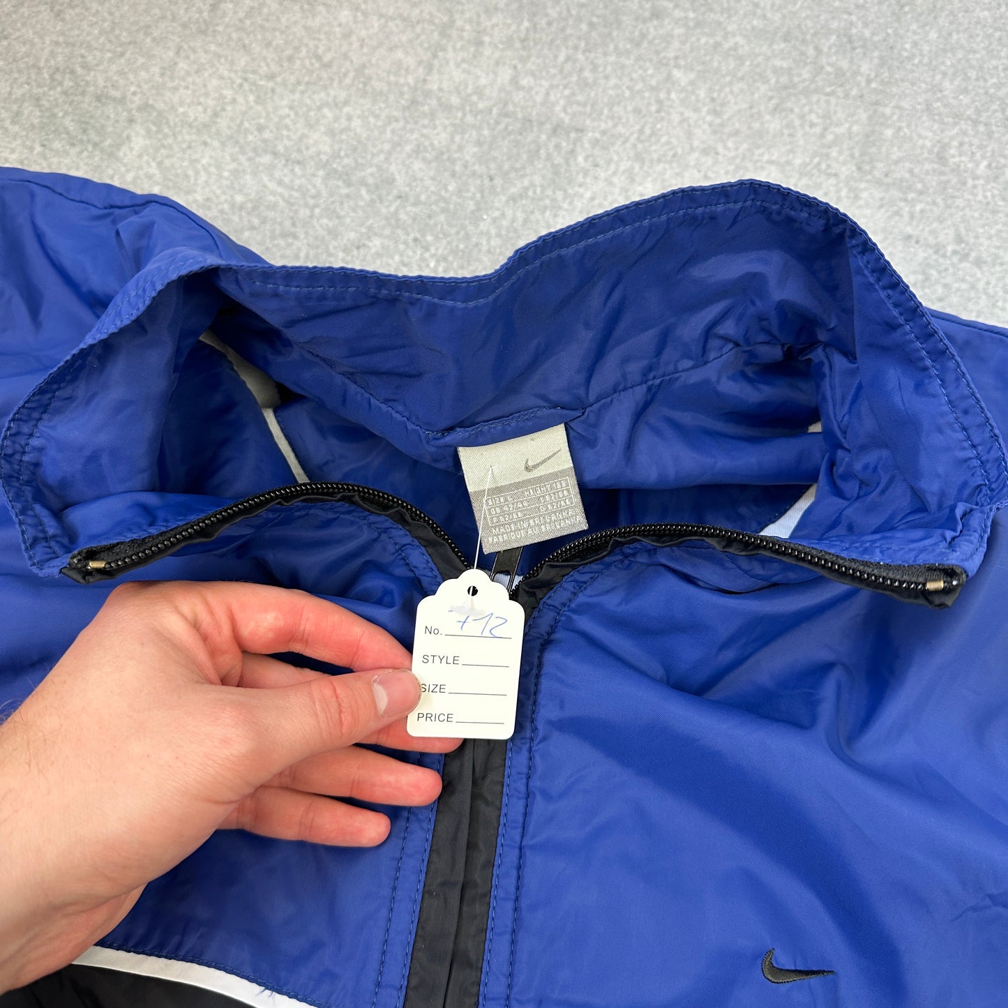 Vintage Nike Trainingsjacke Blau (L)