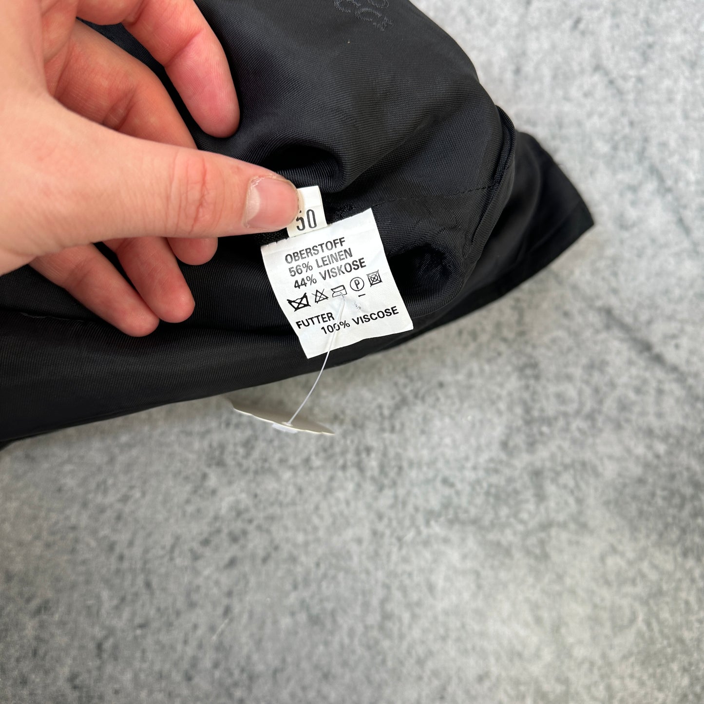 Vintage Carlo Colucci Weste Schwarz 50 (M-L)