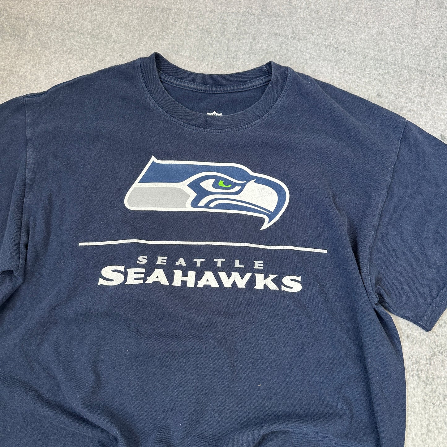 Seattel Seahawks Wilson T-Shirt Dunkelblau (M)