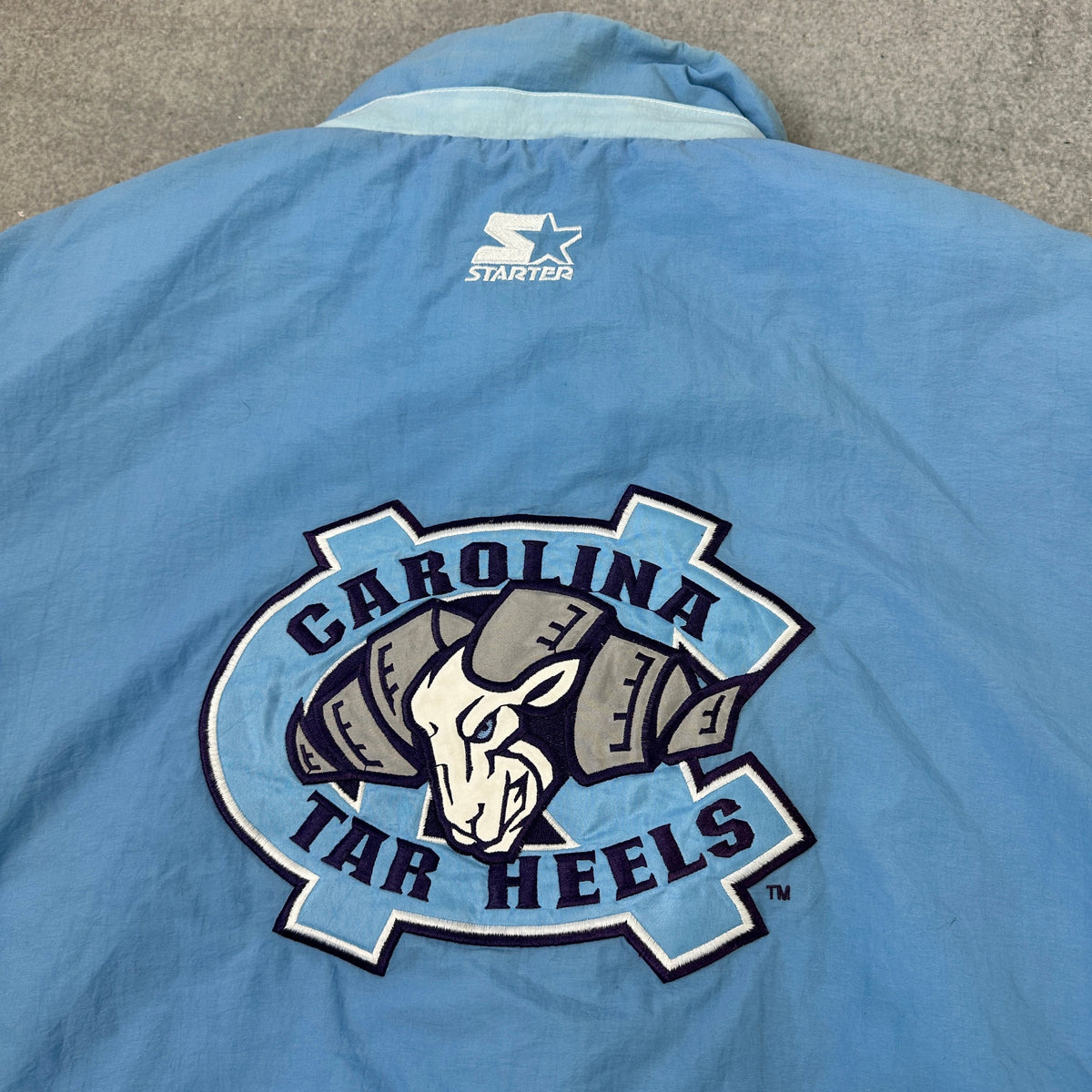 Vintage 90s Starter North Carolina Tar Heels UNC Jacket Carolina Blue (XL)
