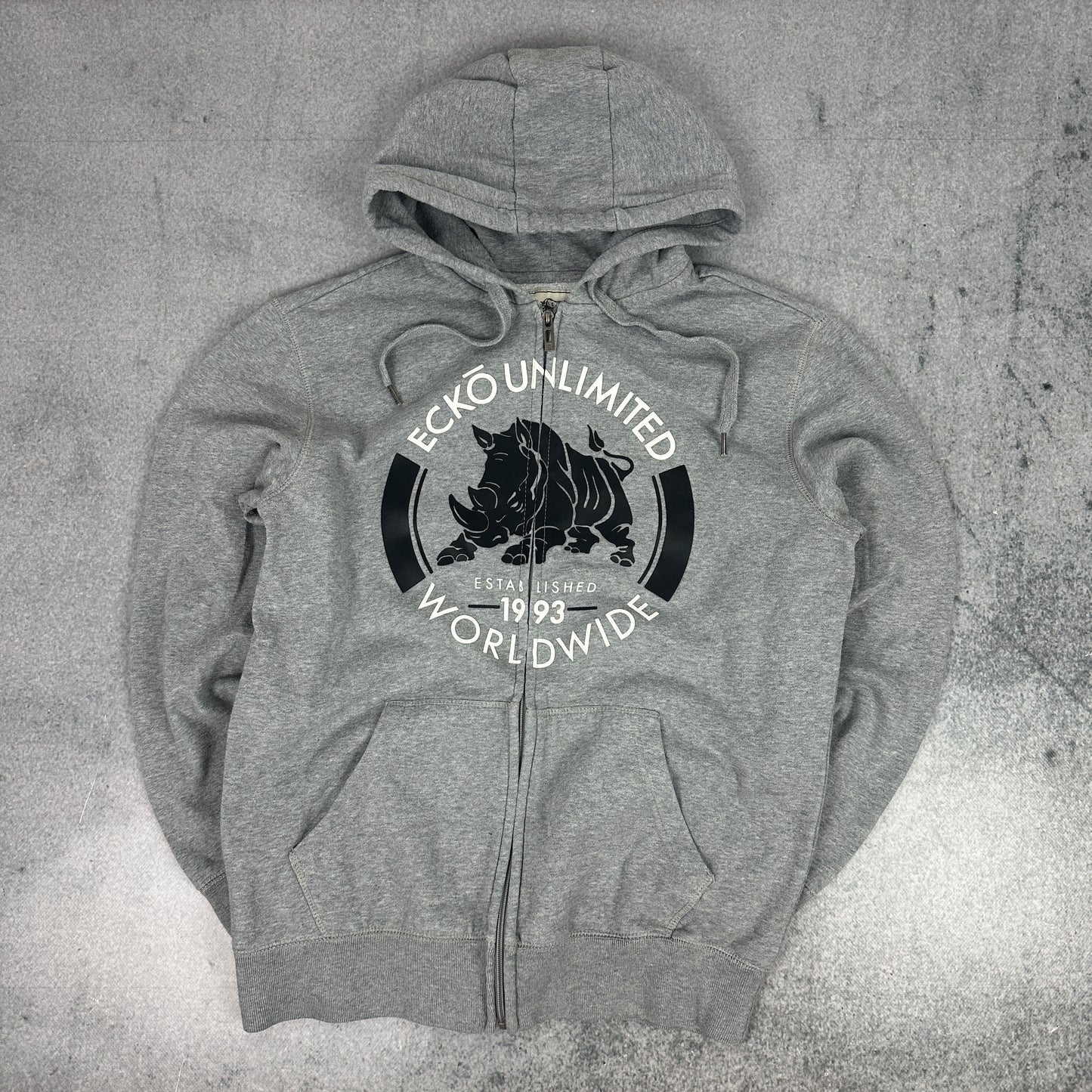 Vintage Ecko Unlimited Zipper Grau (M)