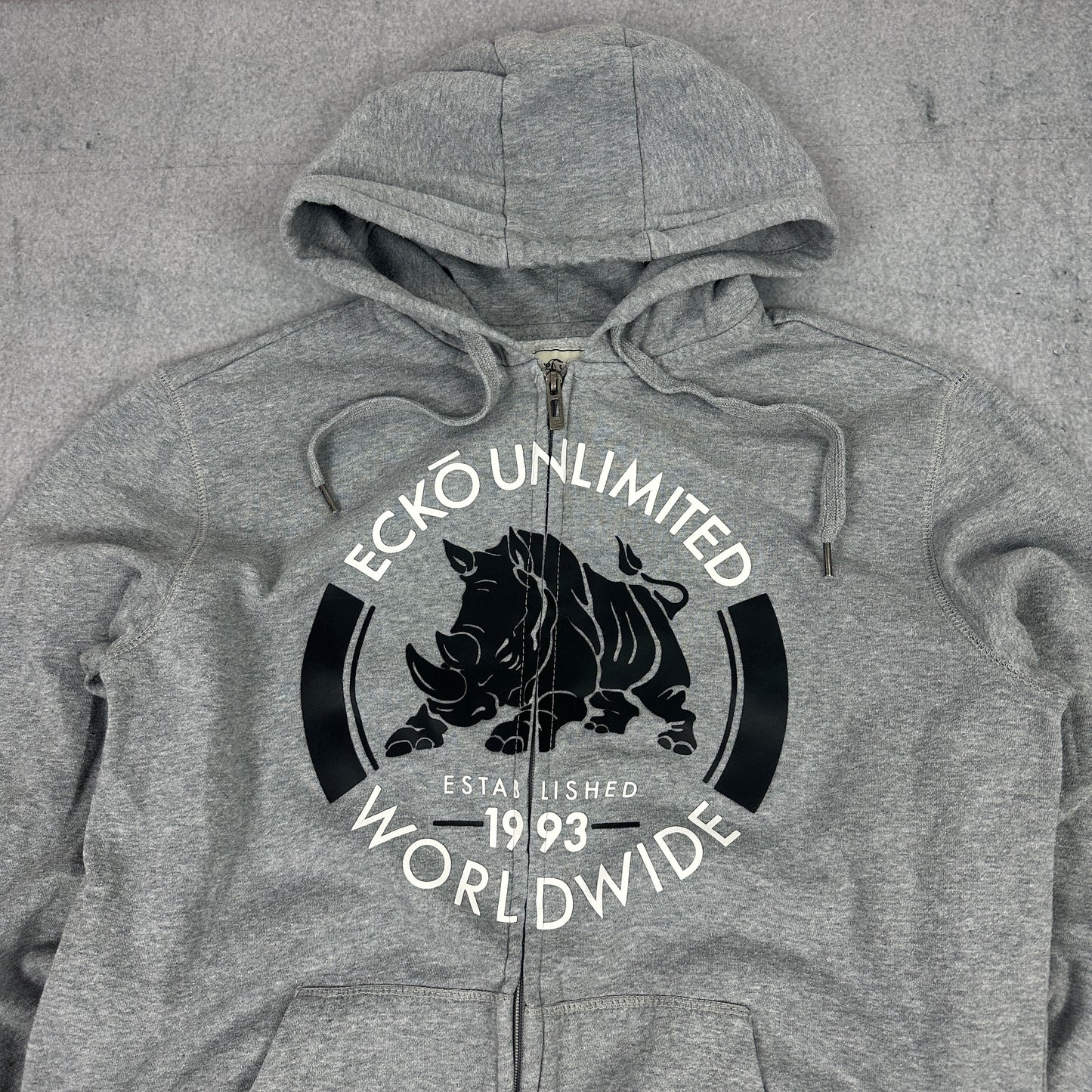 Vintage Ecko Unlimited Zipper Grau (M)