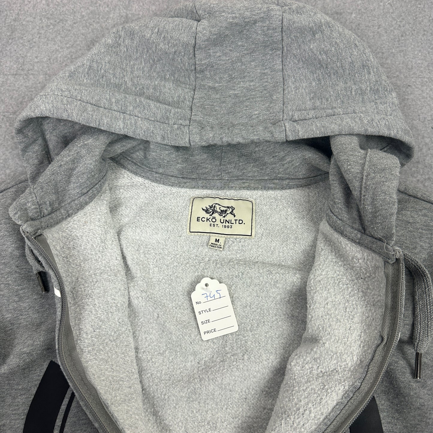 Vintage Ecko Unlimited Zipper Grau (M)