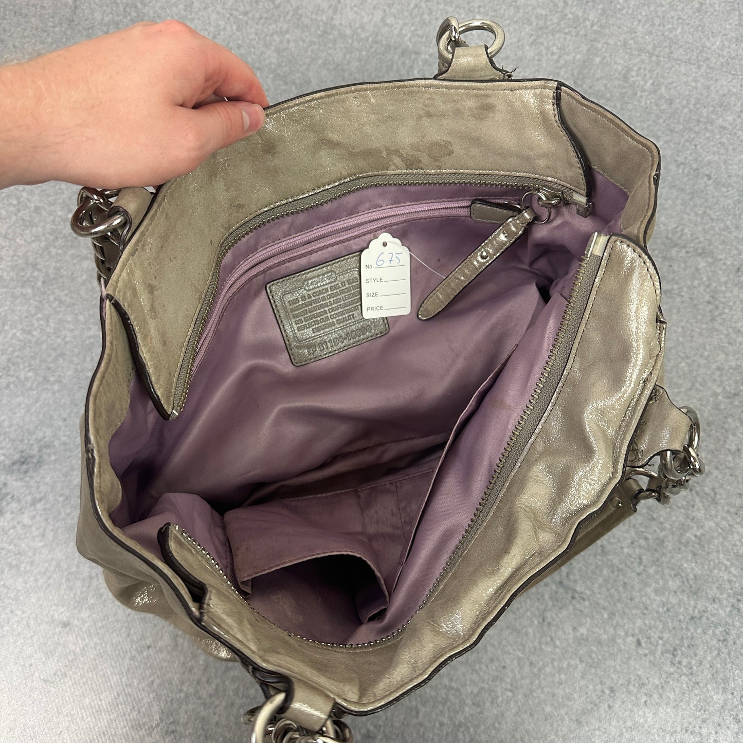 Vintage Coach Handtasche