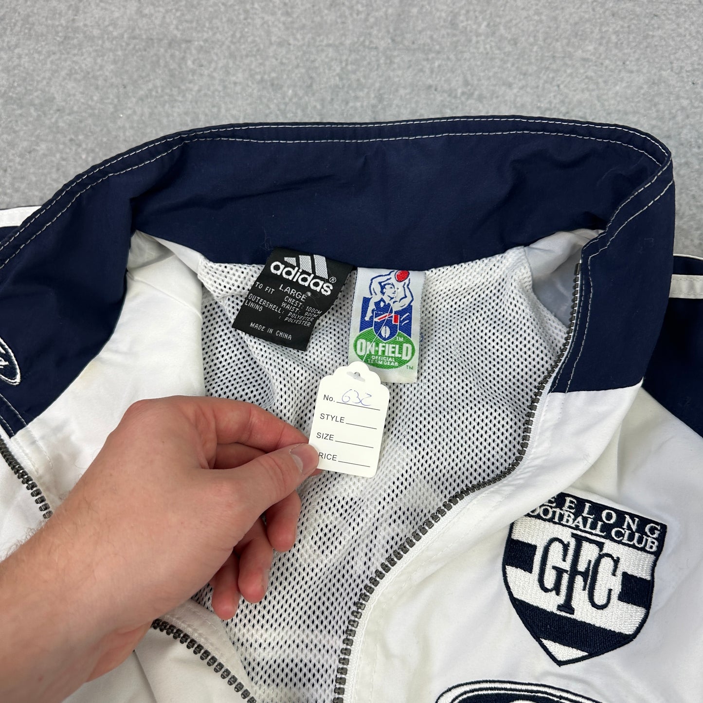 Vintage Adidas Geelong Football Club Trainingsjacke (L)