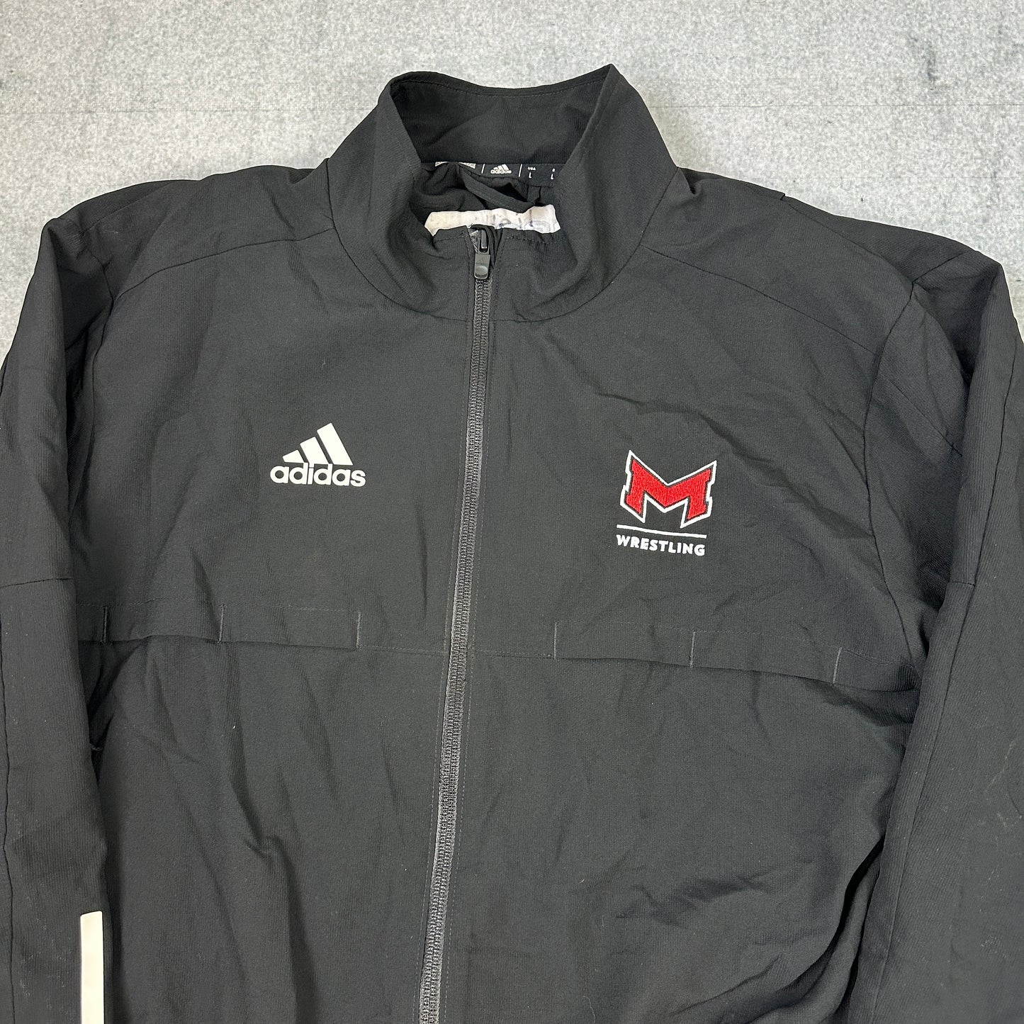 Adidas Wrestling Trainingsjacke Schwarz (L)