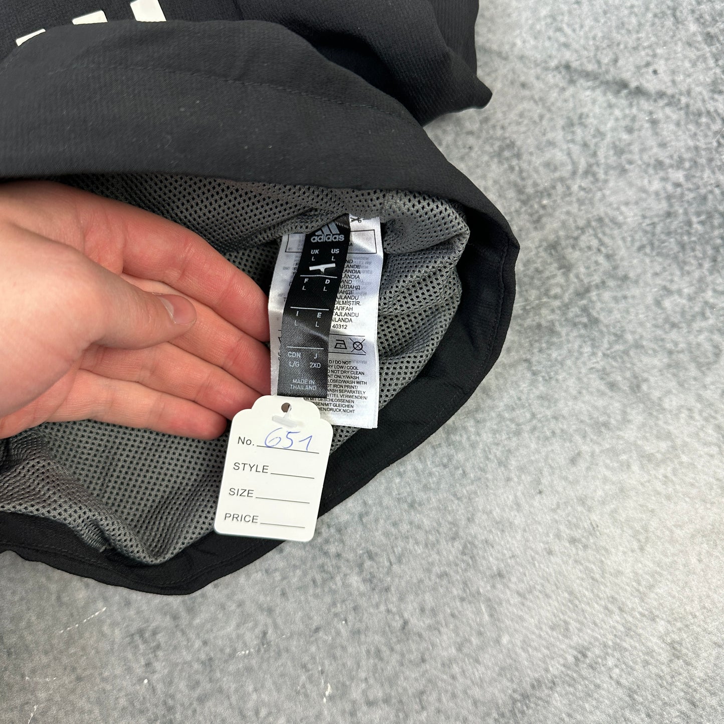 Adidas Wrestling Trainingsjacke Schwarz (L)
