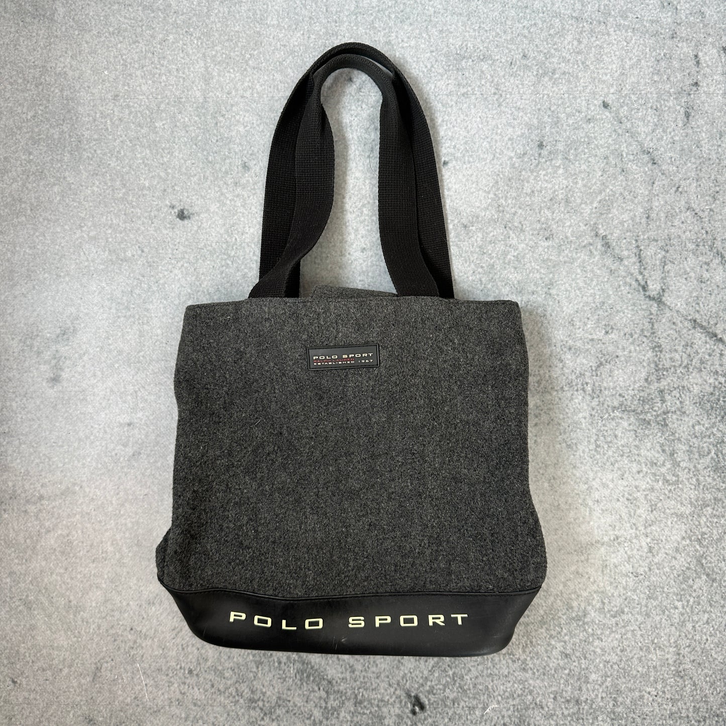 Vintage Polo Sport Tasche Grau
