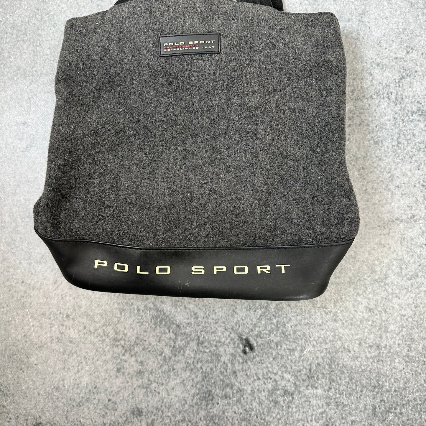 Vintage Polo Sport Tasche Grau