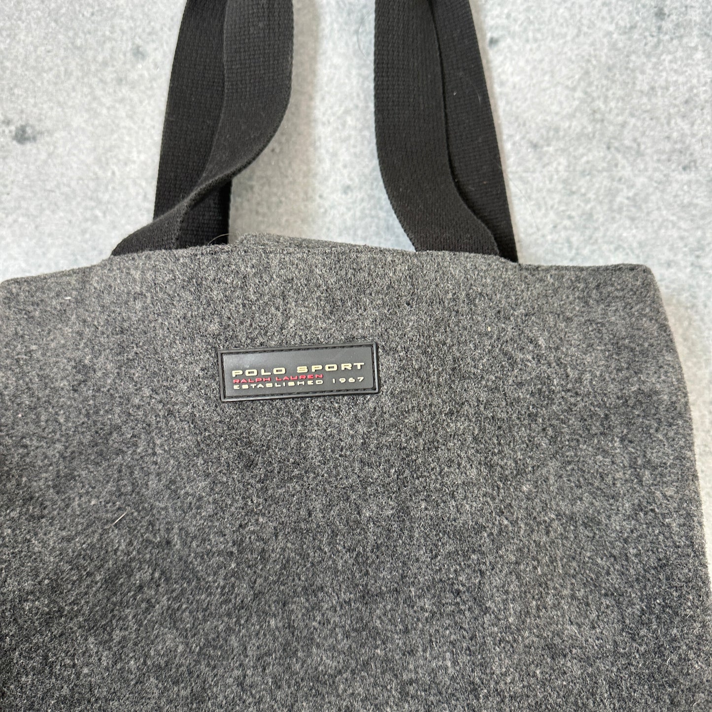 Vintage Polo Sport Tasche Grau