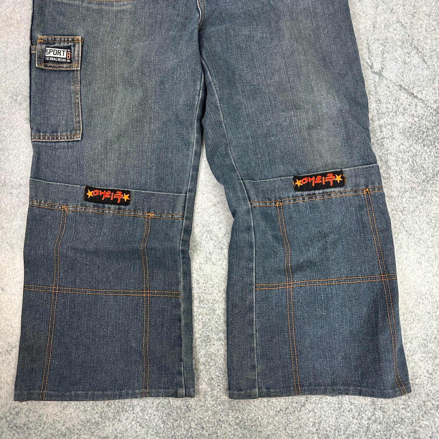 Vintage Baggy HipHop Jeans (S-M)