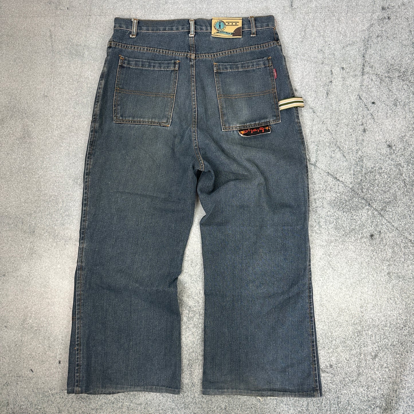 Vintage Baggy HipHop Jeans (S-M)